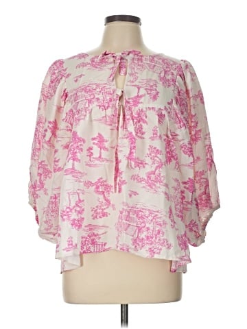 Oddi 3/4 Sleeve Blouse (view 1)