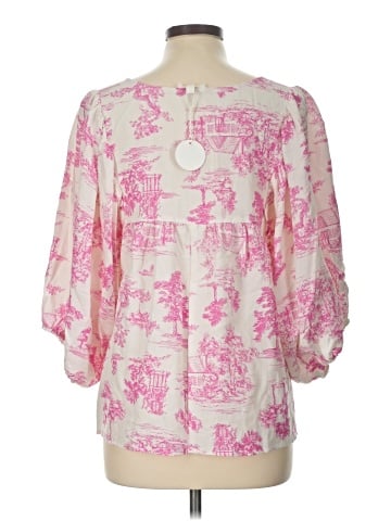 Oddi 3/4 Sleeve Blouse (view 2)
