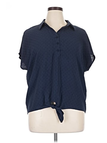Adrienne Vittadini Short Sleeve Blouse (view 1)