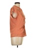 DR2 Orange Short Sleeve Blouse Size L - photo 4