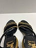 Burberry Gray Black Zipper Strap Sandals Size EU 40 1/2 - photo 5