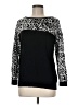 Cupio Animal Print Black Pullover Sweater Size M - photo 1
