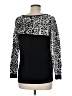 Cupio Animal Print Black Pullover Sweater Size M - photo 2