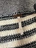 Free People Stripes Black Ivory Pullover Sweater Size L - photo 7
