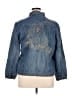 Chico's Paisley Blue Denim Jacket Size XL (3) - photo 2