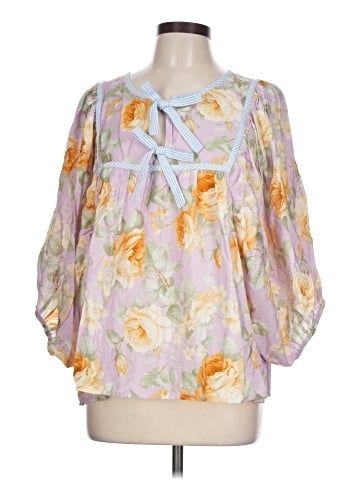 Oddi 3/4 Sleeve Blouse (view 1)