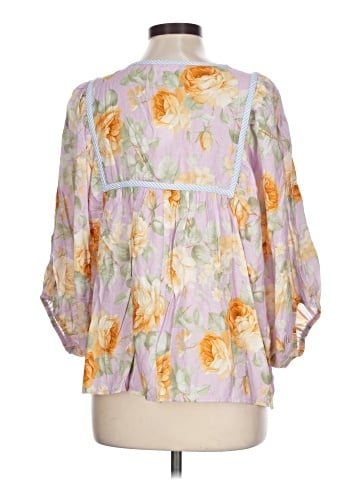 Oddi 3/4 Sleeve Blouse (view 2)
