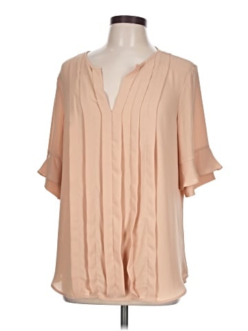 Ann Taylor Short Sleeve Blouse (view 1)