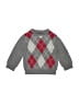 Cherokee 100% Cotton Argyle Gray Pullover Sweater 12-18 MO / 18 MO - photo 1