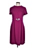 Perceptions Burgundy Casual Dress Size 12 - photo 1