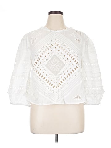 Forever That Girl for Anthropologie 3/4 Sleeve Blouse (view 1)