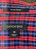Lands' End 100% Baumwolle Checkered-gingham Red Long Sleeve Button-Down Shirt Size 18 - photo 7