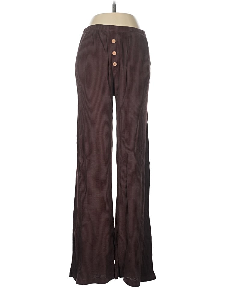 Pre-owned Monrow Casual Pants In Brown