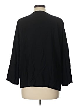 Eileen Fisher 3/4 Sleeve Silk Top (view 2)
