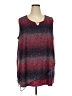 Catherines Burgundy Sleeveless Blouse Size 3X - photo 1