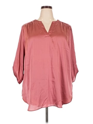 Worthington 3/4 Sleeve Blouse (view 1)