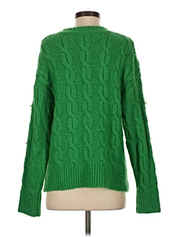 Aqua Pullover Sweater (view 2)
