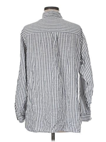 Max Studio Long Sleeve Button-Down Shirt (view 2)