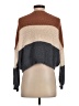 Debut Color Block Brown Pullover Sweater Size XS - photo 2
