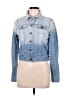 Iris Basic 100% Cotton Blue Denim Jacket Size L - photo 1