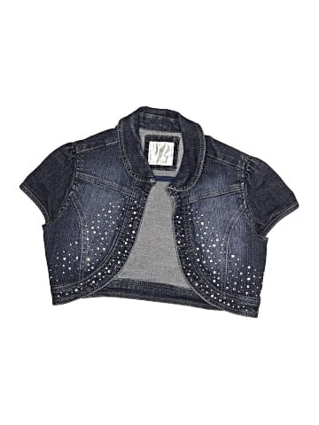 Justice Denim Vest (view 1)