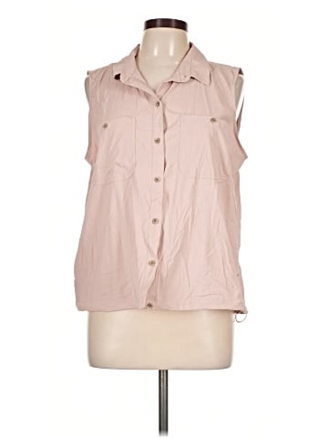 Eddie Bauer Sleeveless Button-Down Shirt (view 1)