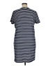MICHAEL Michael Kors Stripes Blue Casual Dress Size XL - photo 2