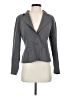 AGB Chevron-herringbone Gray Blazer Size 4 - photo 1