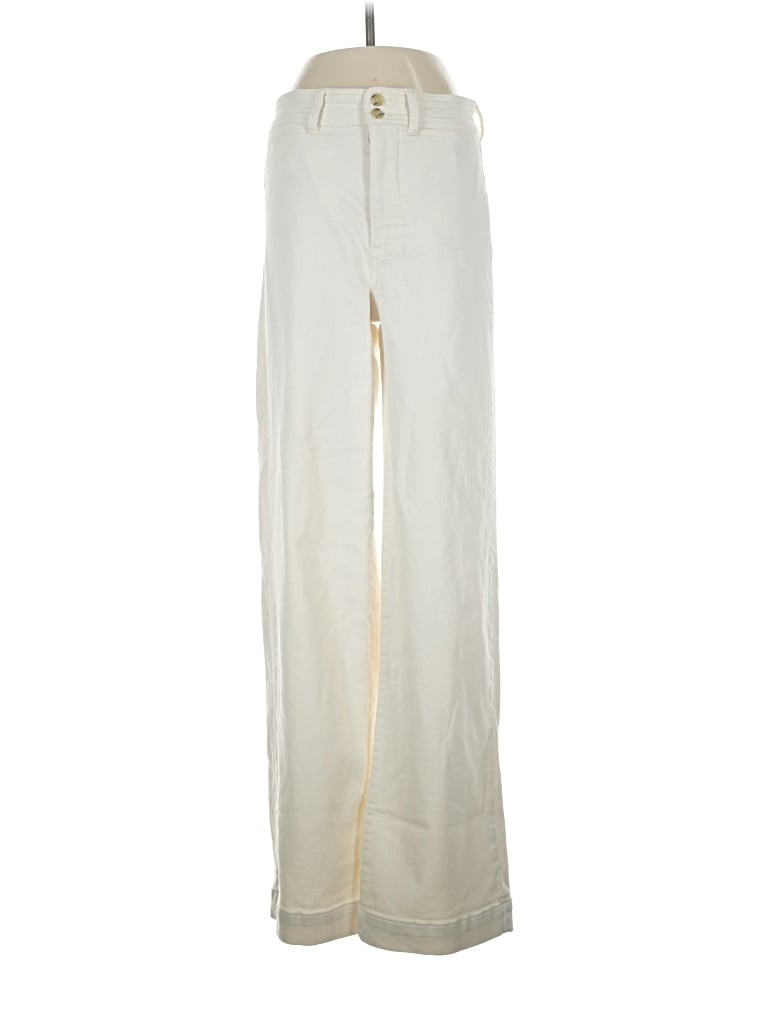 Pre-owned Faherty Jeans In Ivory