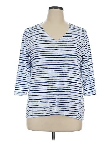 Chico's 3/4 Sleeve T-Shirt (view 1)