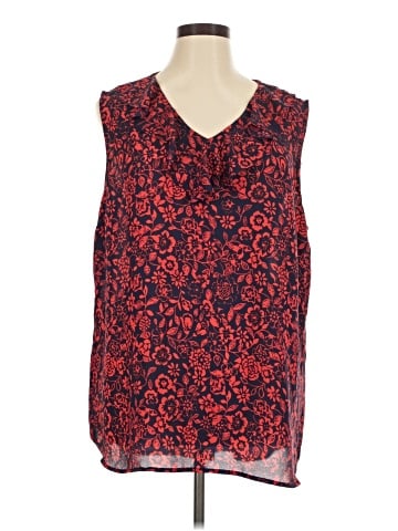 Terra & Sky Sleeveless Blouse (view 1)