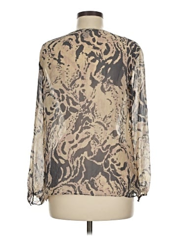 Ella Moss Long Sleeve Silk Top (view 2)