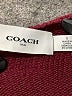 Coach Graphic Burgundy Wool Pullover Sweater Size S - photo 7
