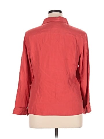 Norton McNaughton 3/4 Sleeve Silk Top (view 2)