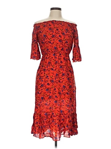 Papaya Cocktail Dress (view 1)