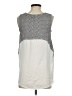Deletta Silver Sleeveless Blouse Size S - photo 2