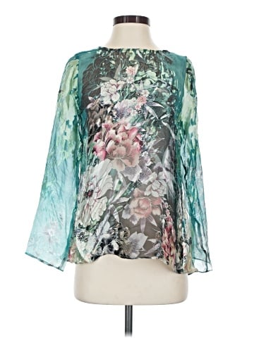 Citron 3/4 Sleeve Blouse (view 1)