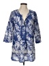 Soft Surroundings Blue 3/4 Sleeve Blouse Size L (estimated) - photo 1