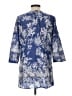 Soft Surroundings Blue 3/4 Sleeve Blouse Size L (estimated) - photo 2