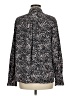 Topshop 100% Polyester Animal Print Black Long Sleeve Blouse Size 8 - photo 2