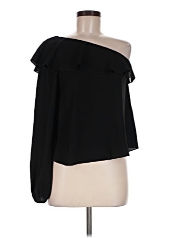 Wilfred Long Sleeve Silk Top (view 1)