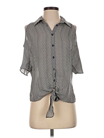 Parker Short Sleeve Silk Top (view 1)