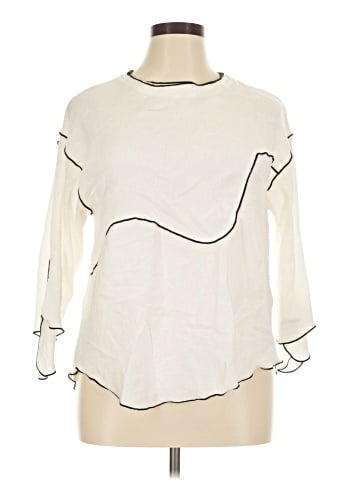 I.C. By Connie K 3/4 Sleeve Top (view 1)