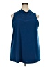 Torrid Blue Sleeveless Blouse Size 3X Plus (3) - photo 1