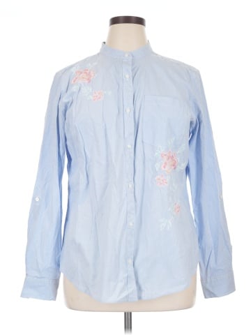 St. John's Bay Long Sleeve Blouse (view 1)