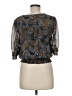 DR2 100% Polyester Blue 3/4 Sleeve Blouse Size M - photo 2