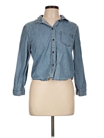 BDG Long Sleeve Button-Down Shirt (view 1)