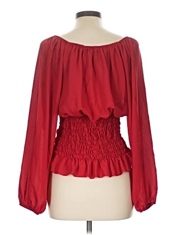 Ashley Stewart Long Sleeve Blouse (view 2)