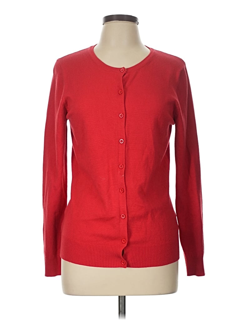 Pre-owned Cielo Cardigan Sweater In Red