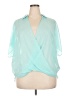 Cato 100% Polyester Teal 3/4 Sleeve Blouse Size 18 - photo 1